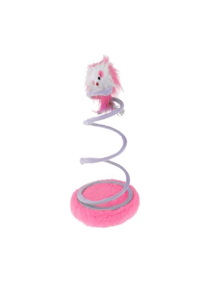 misu Coil Bouncy cat Toy Spring Play Bounce pet Press Twist paw Motion Chase Flexible roll Jump toss Indoor Rubber Flexible Stretch Bouncy Touch Grip roll Blue - Image 4